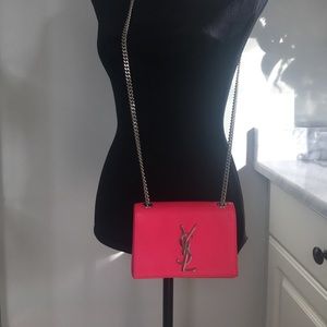 neon pink ysl bag